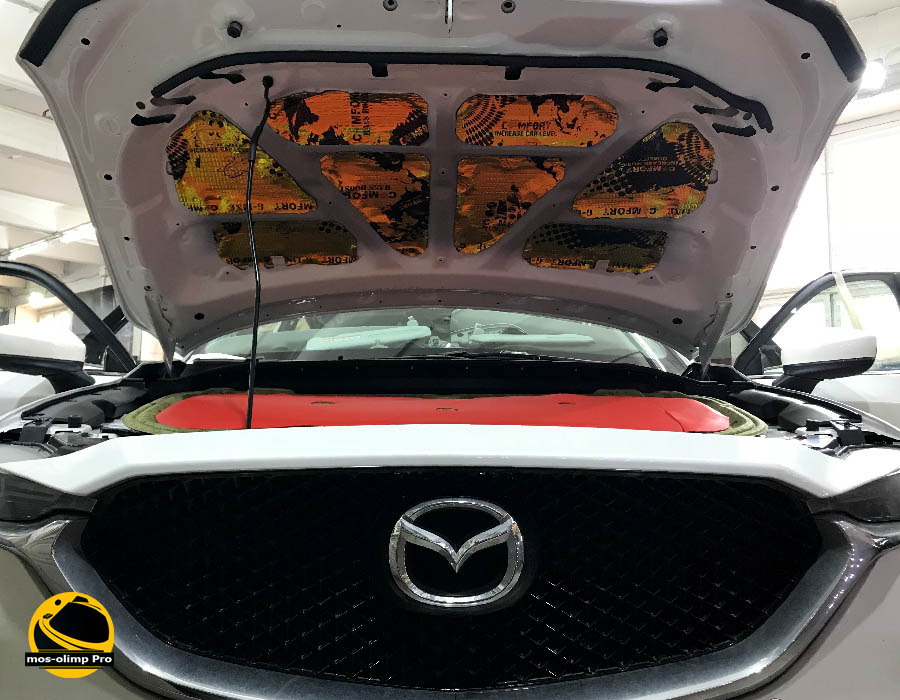 Капот cx 5. Mazda CX-5 шумоизоляция капота. Шумоизоляция Mazda CX-5. Шумоизоляция капота Mazda CX-5 2016. Mazda CX 3 шумоизоляция капота.