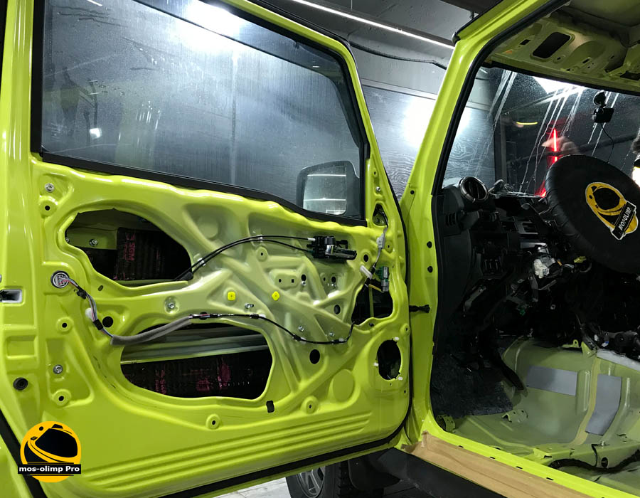 шумоизоляция дверей Suzuki Jimny